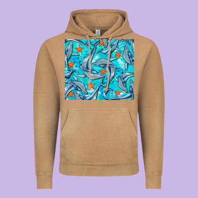 Humpback Whale Tumbler Vintage Hoodie Designed By Barkaloodesign