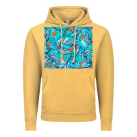 Vintage Mustard humpback whale tumbler Vintage Hoodie - BarkalooDesign