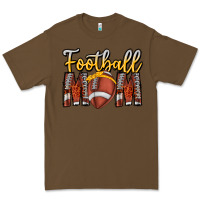 Cacao Football Mom Premium Tee - CowhideDigitalArt