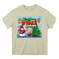 Christmas Vibes Only Tumbler Heavy Core Tee | Teevron