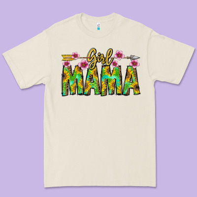 Girl Mama Premium Tee Designed By Cowhidedigitalart