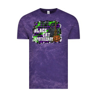 Cloud Purple black cat apothecary Vintage Tee - SublimationCraftShop