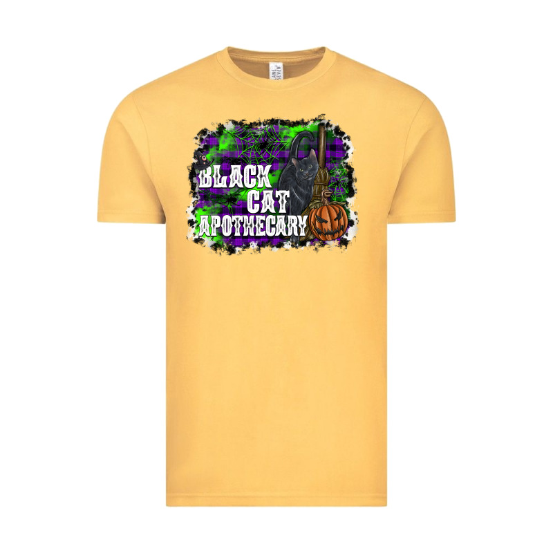 Black Cat Apothecary Vintage Tee by SublimationCraftShop | Teevron