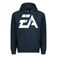 Navy #electronicArts EA  white Premium Hoodie - DesigneFamous