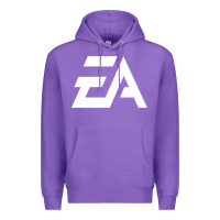 Purple #electronicArts EA  white Premium Hoodie - DesigneFamous
