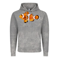 Cloud Rock clown fish side Vintage Hoodie - BarkalooDesign
