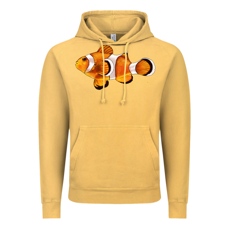 Clown Fish Side Vintage Hoodie by BarkalooDesign | Teevron