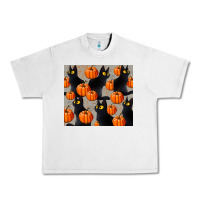 Lunar Rock black cat with pumpkins tumbler Urban Heavy Tee - LillyAllenDesigns