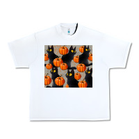 White black cat with pumpkins tumbler Urban Heavy Tee - LillyAllenDesigns