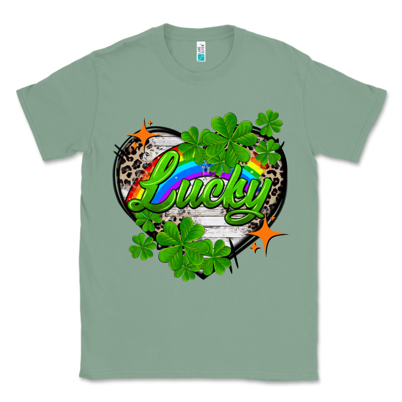 Lucky Heart St. Patricks Day Classic Tee by FaDigitalArtStudio | Teevron