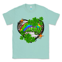 Seafoam lucky heart St. Patricks Day Classic Tee - FaDigitalArtStudio