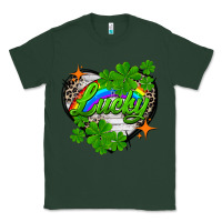 Sports Green lucky heart St. Patricks Day Classic Tee - FaDigitalArtStudio