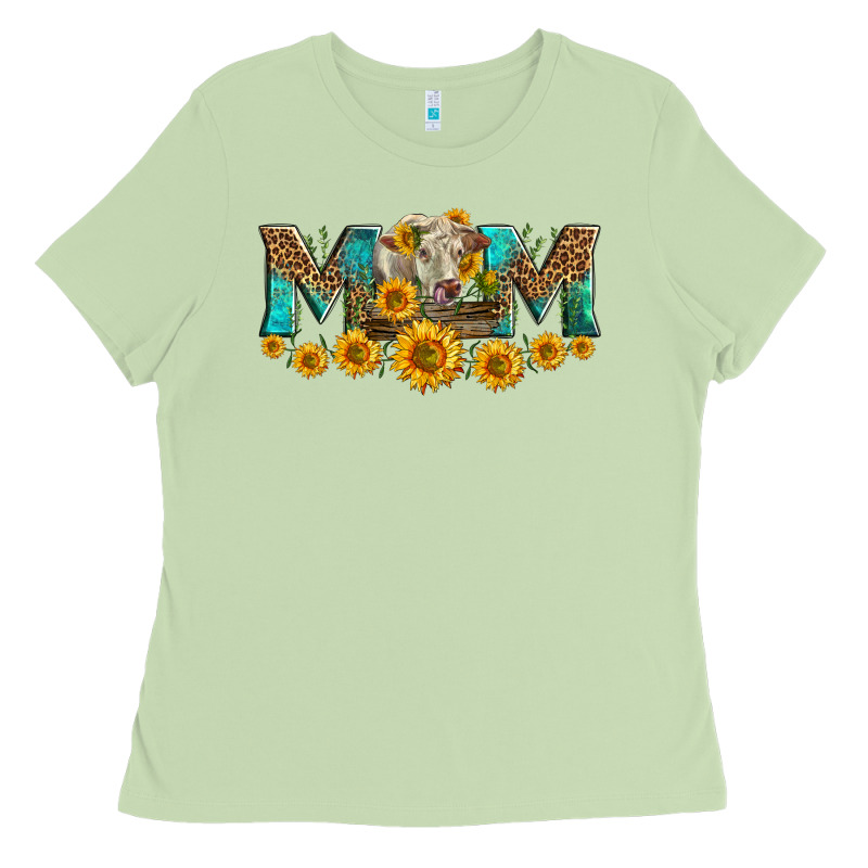 Charolais Cow Mom Ladies Tee by LillyAllenDesigns | Teevron