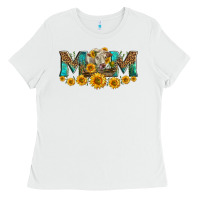 White charolais cow mom Ladies Tee - LillyAllenDesigns