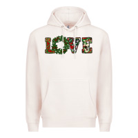 Pale Pink christmas love Premium Hoodie - RanaPortraitStore