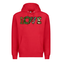 Red christmas love Premium Hoodie - RanaPortraitStore