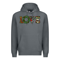 Rock christmas love Premium Hoodie - RanaPortraitStore