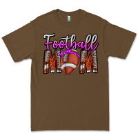 Cacao Football Mom Premium Tee - CowhideDigitalArt
