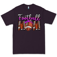 Plum Football Mom Premium Tee - CowhideDigitalArt