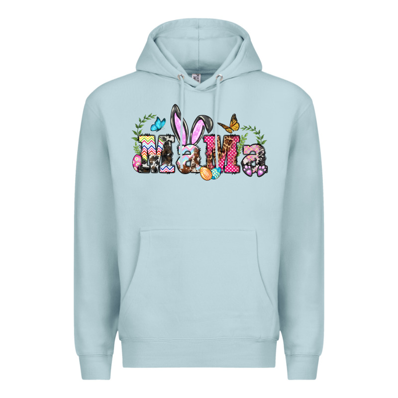 Easter Bunny Mama Premium Hoodie by BarkalooDesign | Teevron