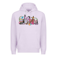 Lilac easter bunny mama Premium Hoodie - BarkalooDesign