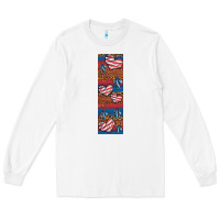 White usa flag and cross penwraps Long Sleeve Tee - Artiststas