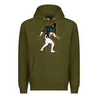 Army Green bigfoot wood layered christmas Premium Hoodie - DesigneFamous