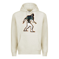 Oatmeal Heather bigfoot wood layered christmas Premium Hoodie - DesigneFamous