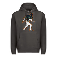 Smoke bigfoot wood layered christmas Premium Hoodie - DesigneFamous