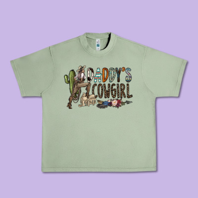 Daddy's Girl Urban Heavy Tee Designed By Sublimationcraftshop
