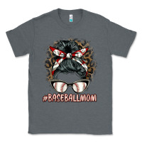 Charcoal Heather baseballmom messy bun Classic Tee - BarkalooDesign