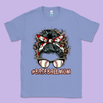 Baseballmom Messy Bun Classic Tee Designed By Barkaloodesign