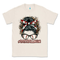 Natural baseballmom messy bun Classic Tee - BarkalooDesign