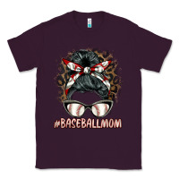 Plum baseballmom messy bun Classic Tee - BarkalooDesign
