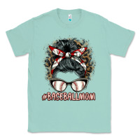 Seafoam baseballmom messy bun Classic Tee - BarkalooDesign