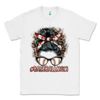 White baseballmom messy bun Classic Tee - BarkalooDesign