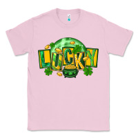 Bubblegum Pink St. Patrick's Day lucky Classic Tee - FaDigitalArtStudio