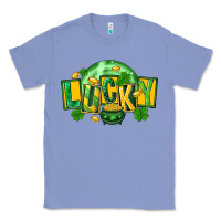 Colony Blue St. Patrick's Day lucky Classic Tee - FaDigitalArtStudio