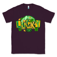 Plum St. Patrick's Day lucky Classic Tee - FaDigitalArtStudio