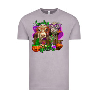 Vintage Zinc spooky halloween cows Vintage Tee - LillyAllenDesigns