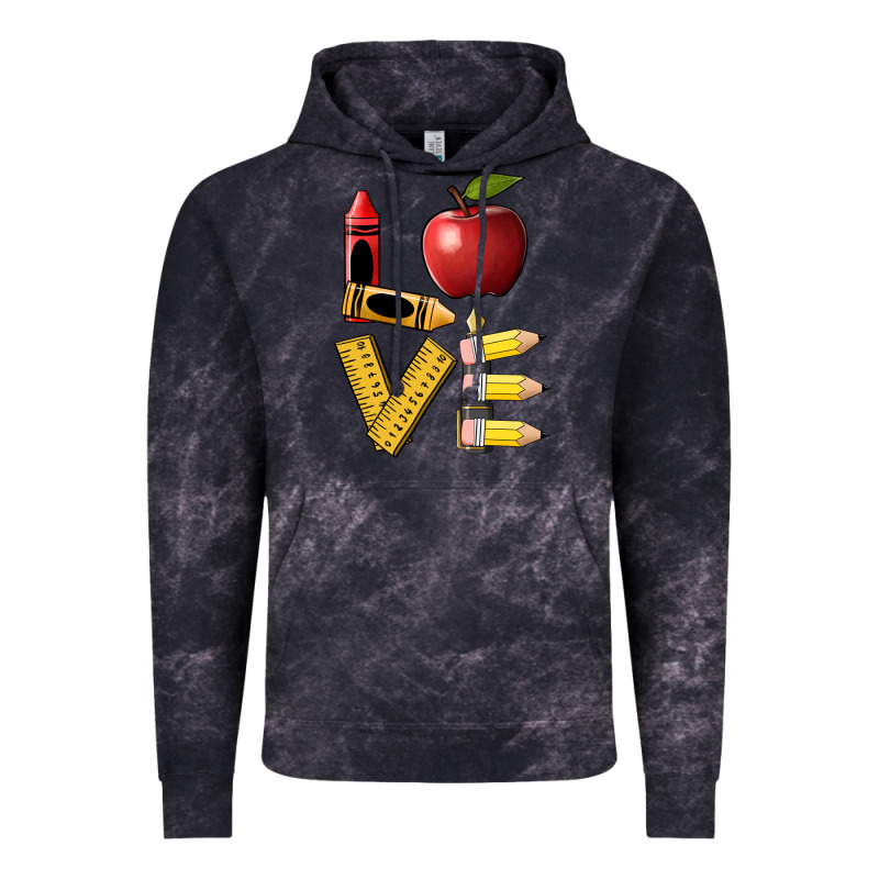 Love Teacher Vintage Hoodie by BarkalooDesign | Teevron