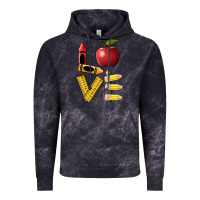 Cloud Black love teacher Vintage Hoodie - BarkalooDesign