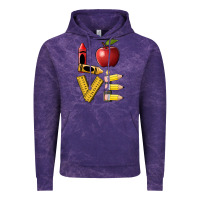 Cloud Purple love teacher Vintage Hoodie - BarkalooDesign