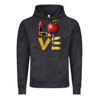 Vintage Black love teacher Vintage Hoodie - BarkalooDesign