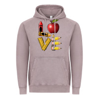 Vintage Zinc love teacher Vintage Hoodie - BarkalooDesign