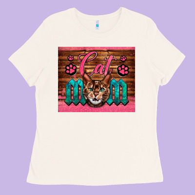 Western Cat Mom Ladies Tee Designed By Lillyallendesigns
