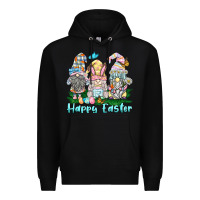 Black happy easter gnome Premium Hoodie - BarkalooDesign