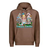 Chestnut happy easter gnome Premium Hoodie - BarkalooDesign