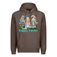 Coffee happy easter gnome Premium Hoodie - BarkalooDesign