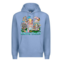 Colony Blue happy easter gnome Premium Hoodie - BarkalooDesign